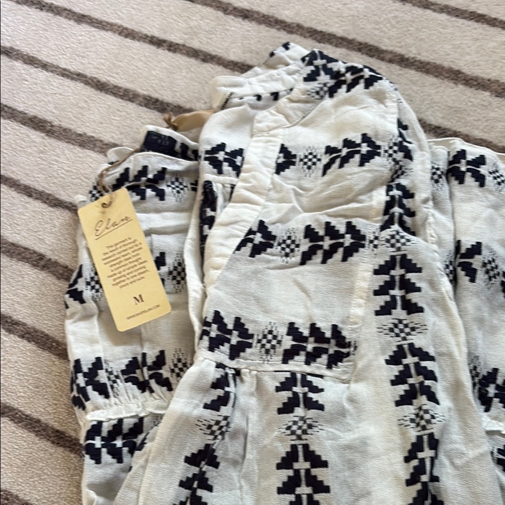 Elan Monochrome Patterned Jacket